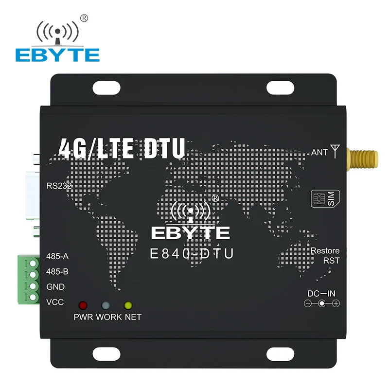 

E840-DTU(4G-02E) Industrial Grade Wireless Networking Modem Equipment Modbus RS485 GPRS 3G 4G LTE Modem for M2M