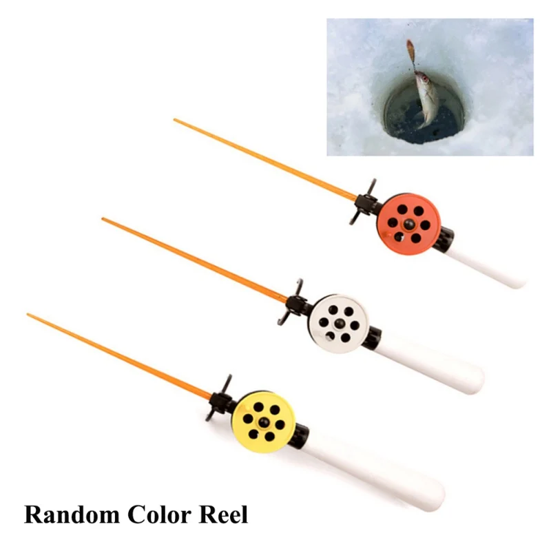 

Portable Ice Winter Fishing Rod With Reel Ocean Carp Boat Outdoor Sport Fish Rod Fishing Accessories Reel Send Random