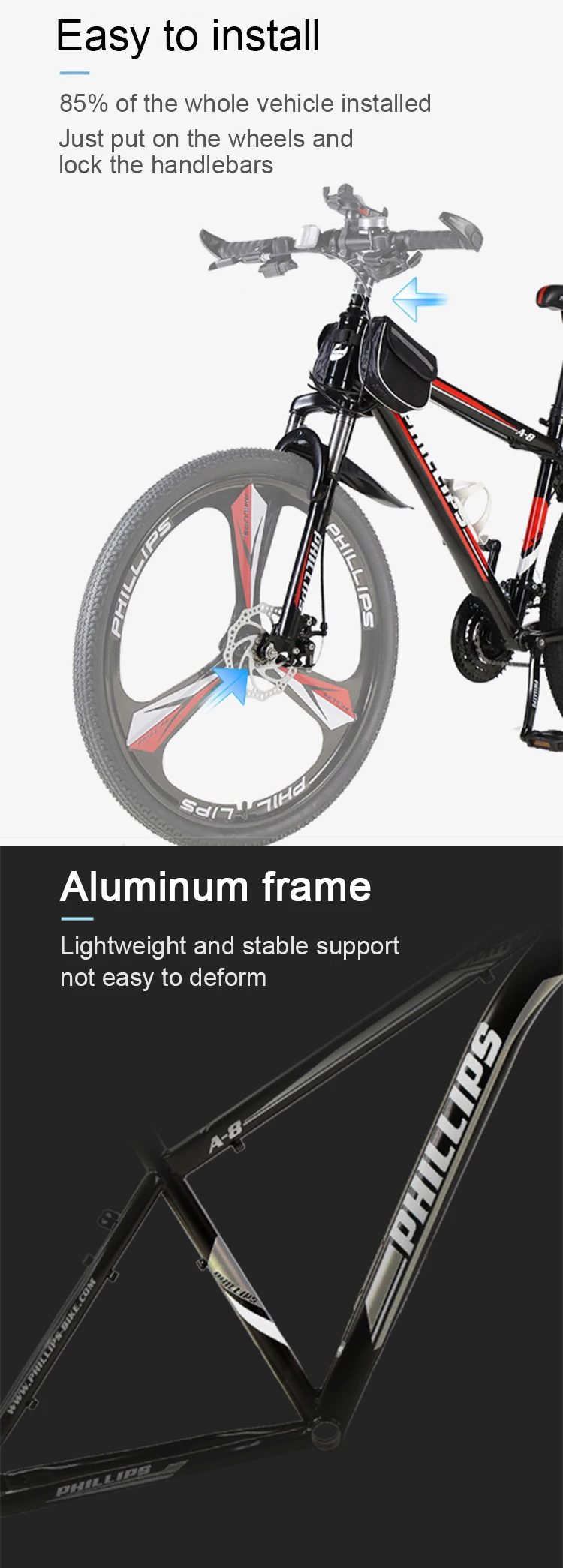 Wholesale Bike Bicycle For Men With Strong Frame Or Can Change Aluminum