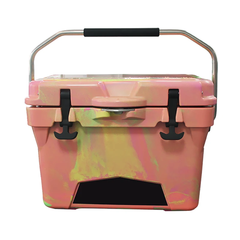

20QT Mixed color Rotomolded Ice Chest Cooler Box Insulated Hard Cooler for Camping Outdoor Fishing, Customized