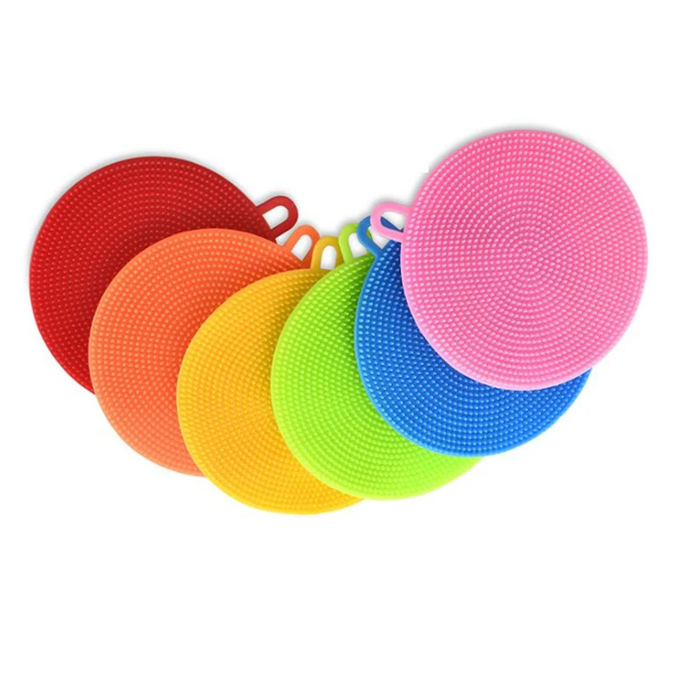 

Multi-purpose Silicone Dish Scrubbers Kitchen Sponges, Customized