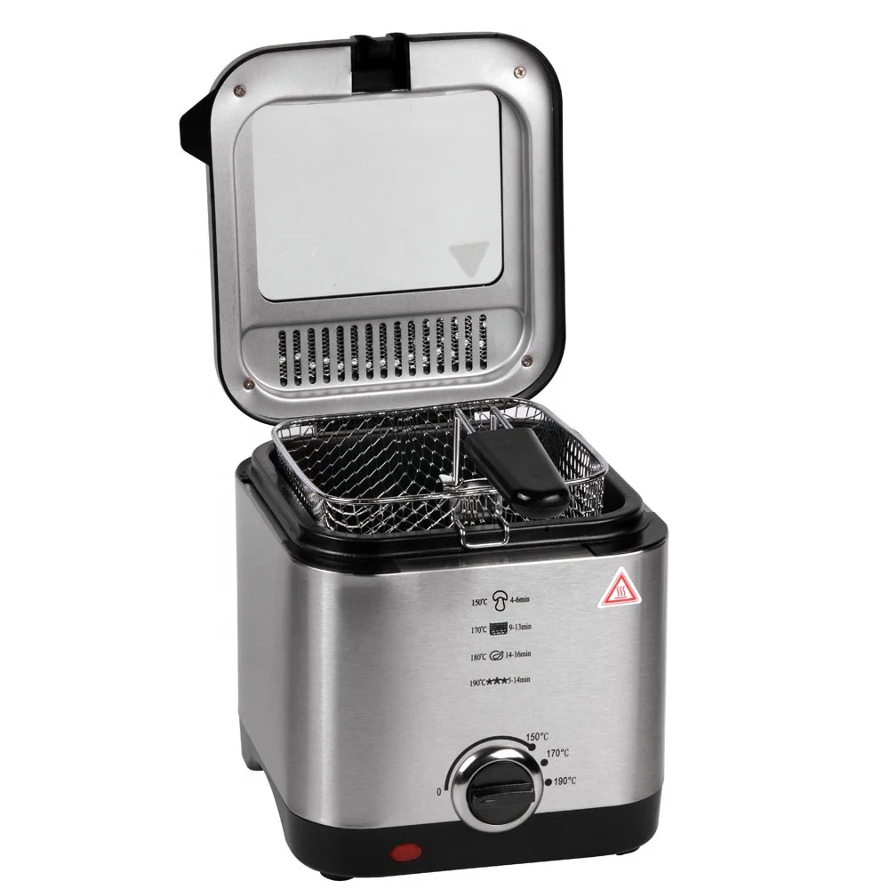 900w Automatic Chicken Deep Fryer Machine 1.5l Electric Deep Fryer