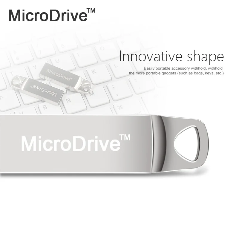 waterproof metal silver pendrive 2gb 4gb 8gb 16gb 32gb 1gb memory stick usb flash drive - ANKUX.COM