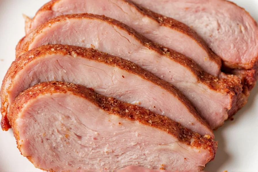 Seasoned Pork Tenderloin on a Plate
