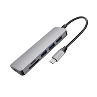 

New products 7 in 1 type c hub usb hub to HDMI 2xUSB3.0 SD TF PD charging