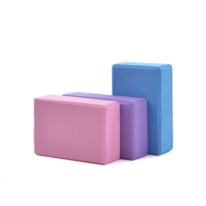 

High Quality High Density Eco Friendly Custom Logo EVA Yoga Block, Pink/purple/blue/orange/green