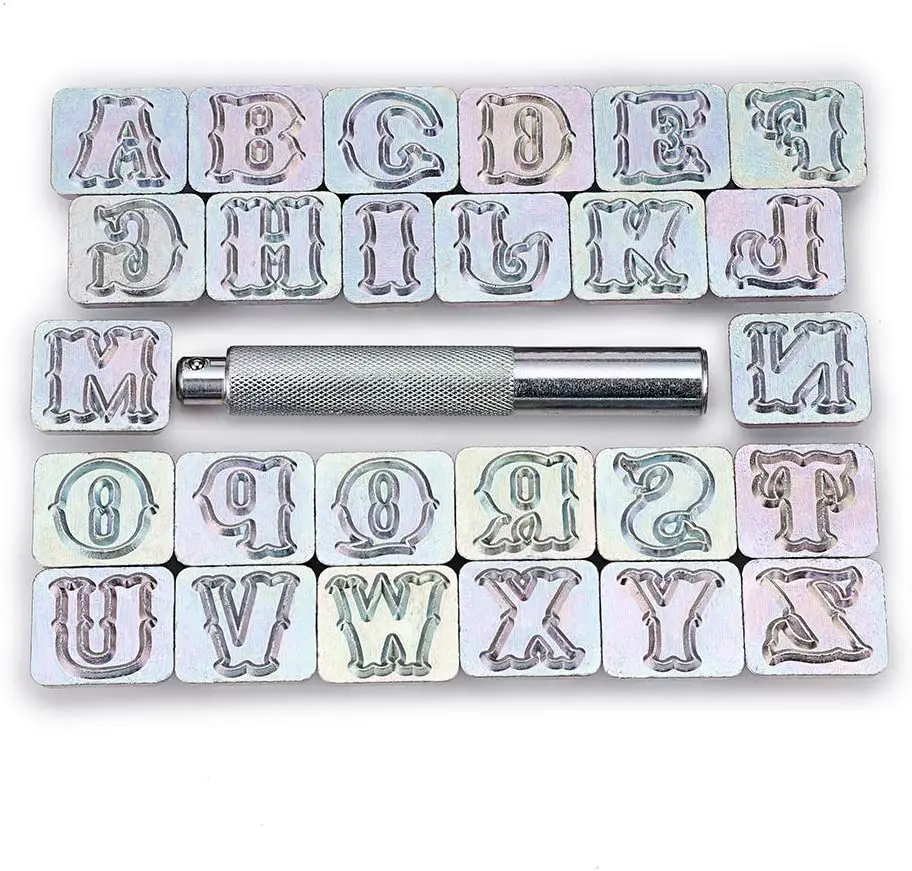 Alphabet Stamp Tools Set Leather Craft Stamping Tools Leather Art Craft