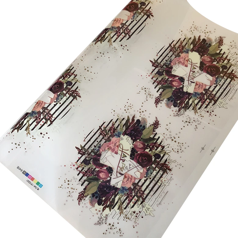 Iron on screen print label custom heat transfer printing for t shirts