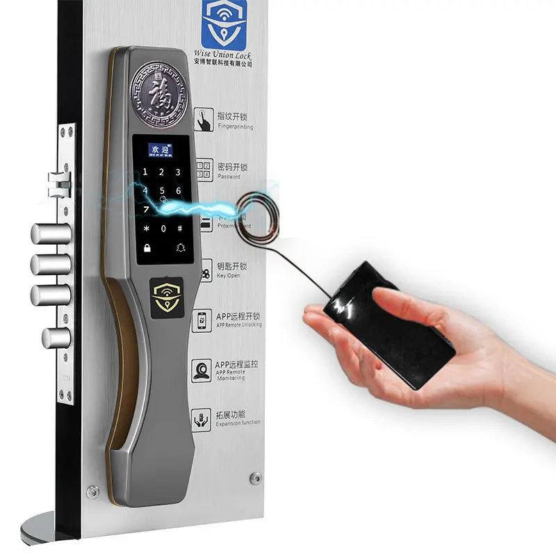 Venta al por mayor tipos de cerraduras para puertas metalicas-Compre