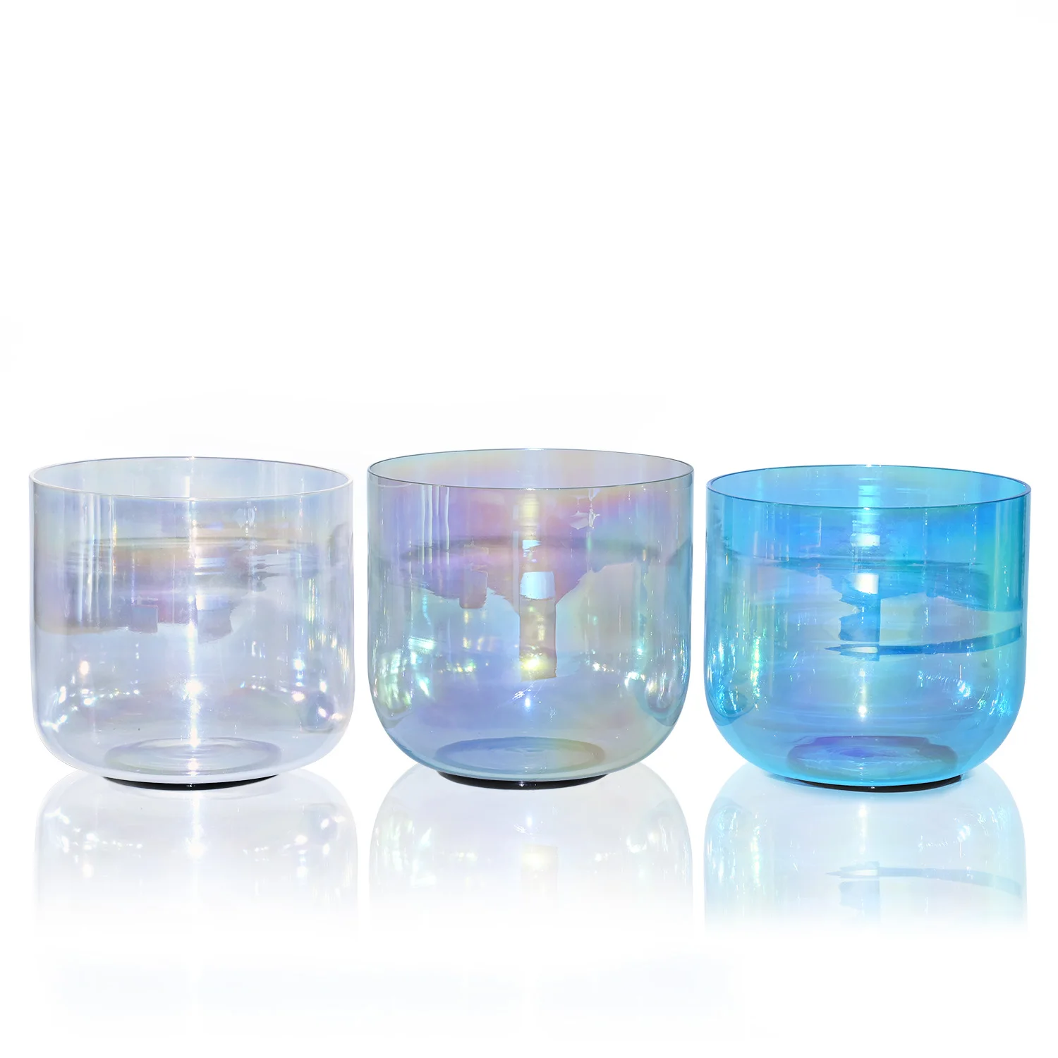 Success Cosmic Light Colorful Crystal Singing Bowl Chakra Tuned Colorful Crystal Singing Bowl