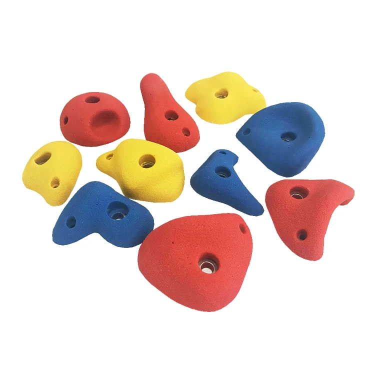 

Factory wholesale resin rock climbing holds set, Customized