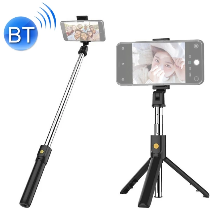 

Dropshipping BT v4.0 Mobile Phone Adjustable foldable light weight wireless Outdoor travel Selfie Stick Self-timer Pole Tripod