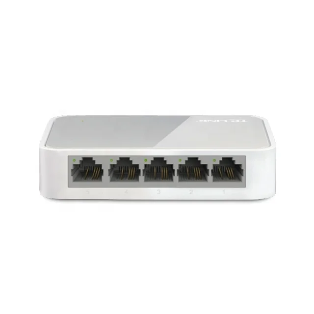 

Used TPlink 5ports Network Switch 100mbps Fast Network Splitter switch, White