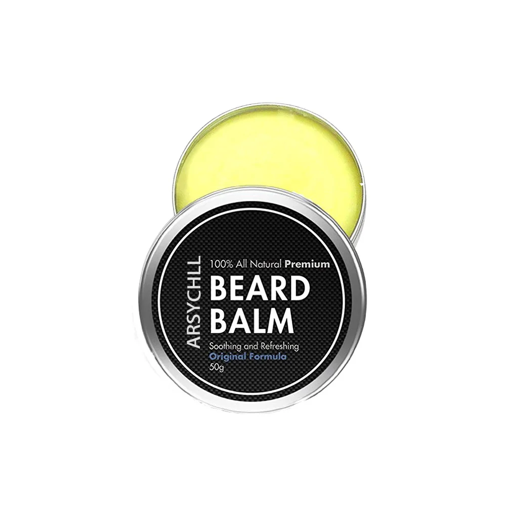 

Private label natural organic moustache wax beard balm for men