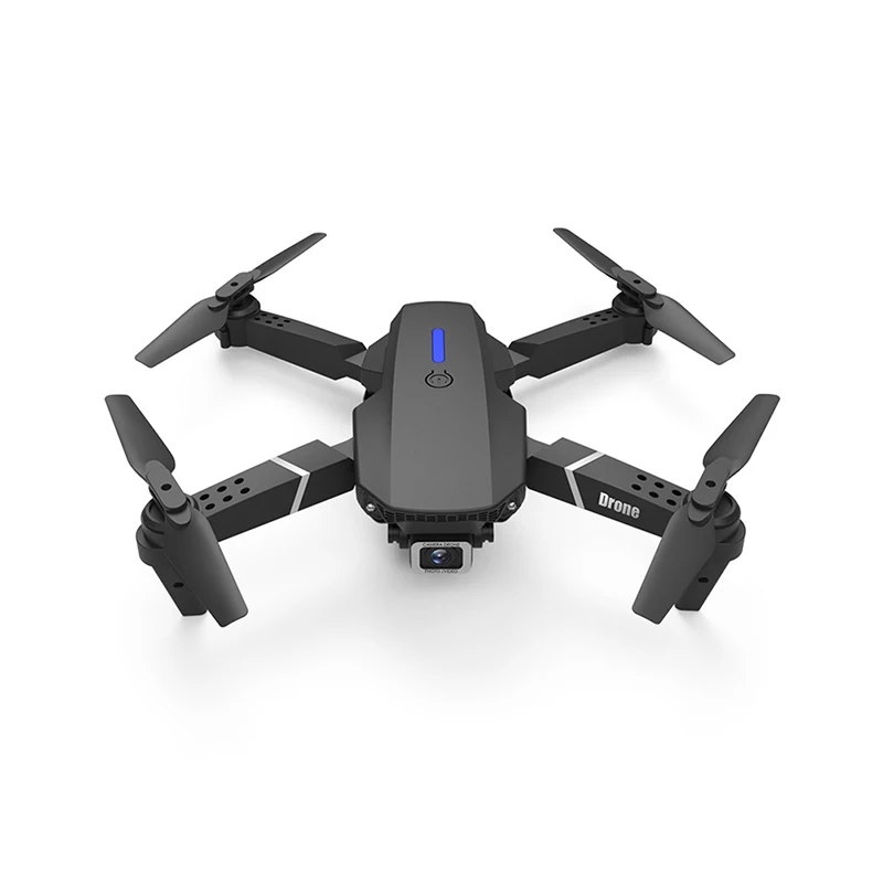 

New Quadcopter WIFI FPV Drone With Wide Angle Height Hold RC Foldable Quadcopter Gift Toy E525 drone camera wifi, Black/white