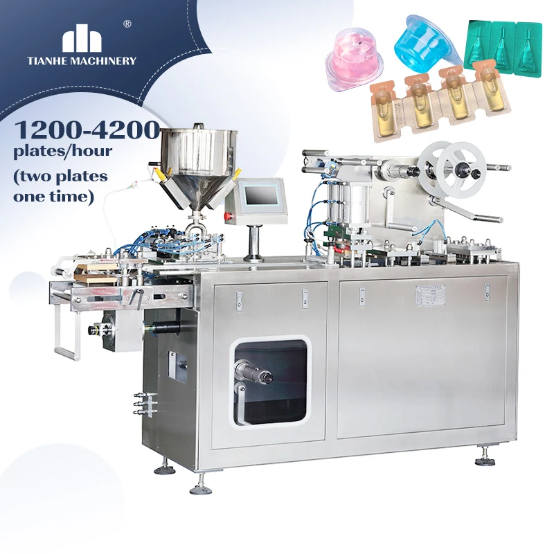 

Tianhe Dpp 80/150 Fill Automatic Food Small Jams and Butter Liquid Packing Blister Packaging Machine