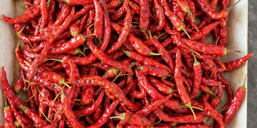 Overdried and blackened chilis