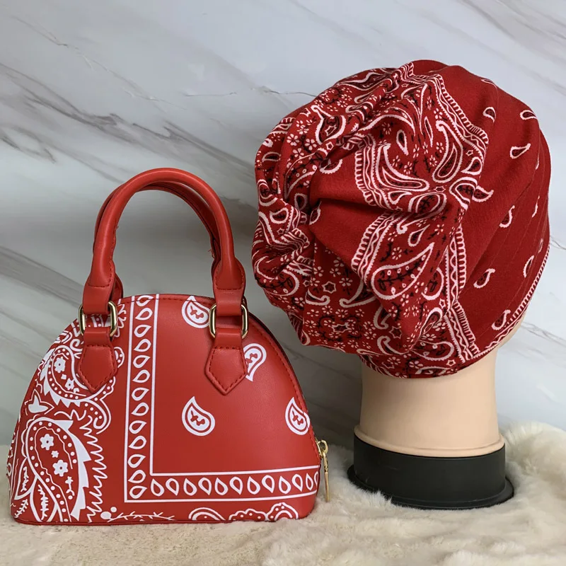 

2021 Jelly Purse And Hat Set Women Handbag Bandana Cooler Buckets Hat Handbags Ladies Hand Bags Bandana Hat And Purse Set