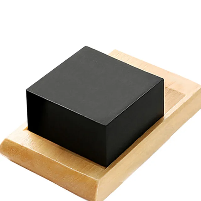 

Black bamboo charcoal hand face bath soap face wash bars handmade Cleansing Factory direct sales oil control soap packaging, Black or customized