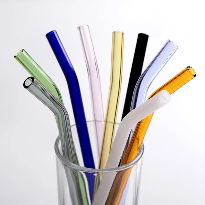 

Top Seller 2023 Colored Christmas Straws Drinking Straw Bar Accessories Anti Wrinkle Reusable Juice Bubble Tea Glass