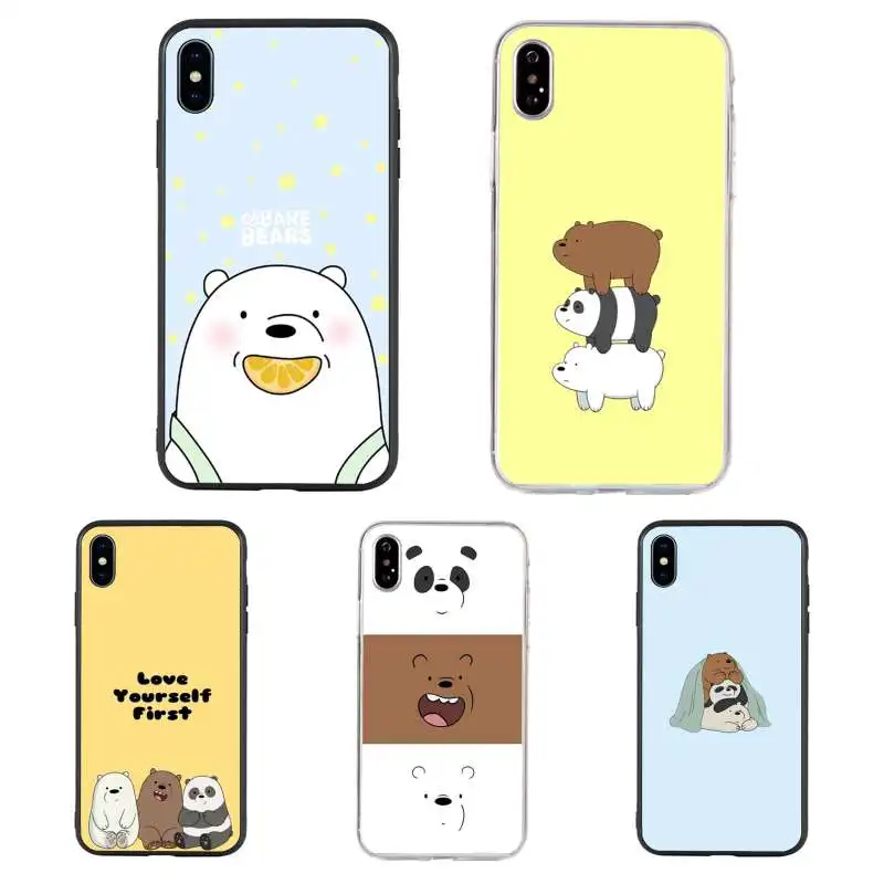 

armor rugged shockproof uv phone case we bare bears for iphone 6,6s,7,7 plus,8 ,8 plus,x,xr,xs,xs max,11 pro,11 pro max