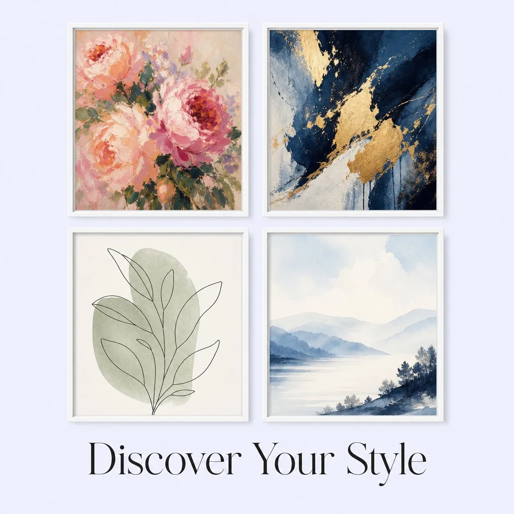 Discover Your Style — four art styles