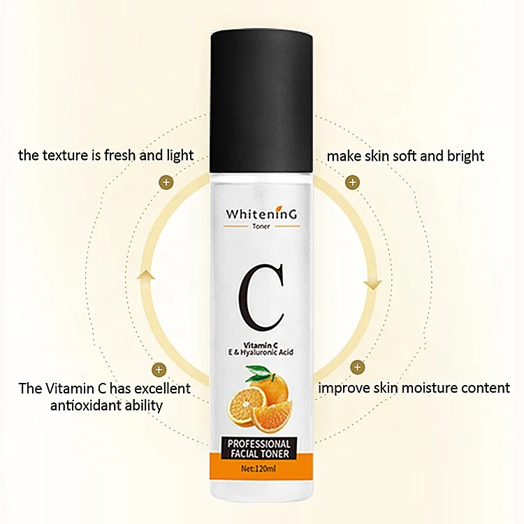 

OEM & ODM Moisturizing Whitening Brightening Skin Care Face Vitamin C Toner