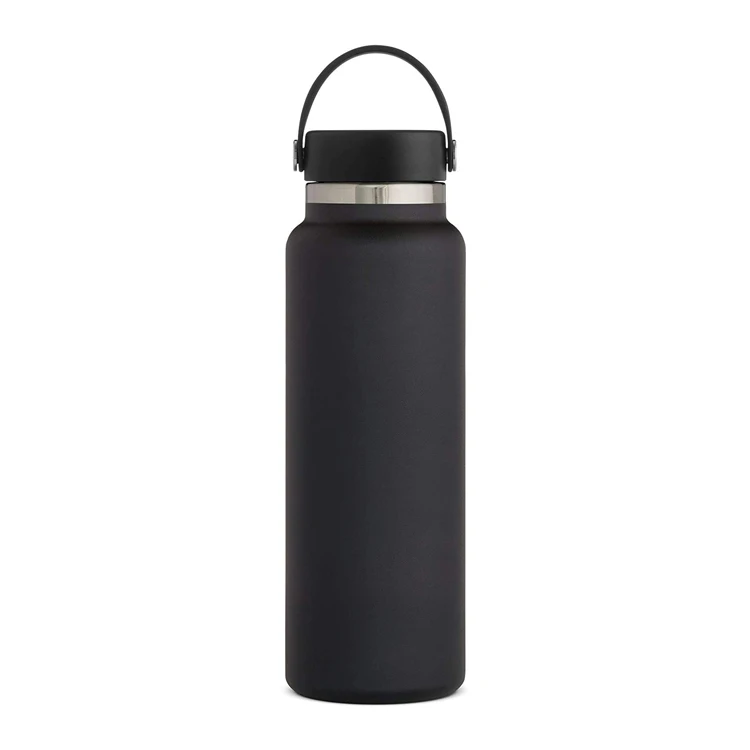 

40oz New 2.0 Vacuum Insulated Stainless Steel Water Bottle Leak Proof Wide Mouth Water bottle with Handle lid
