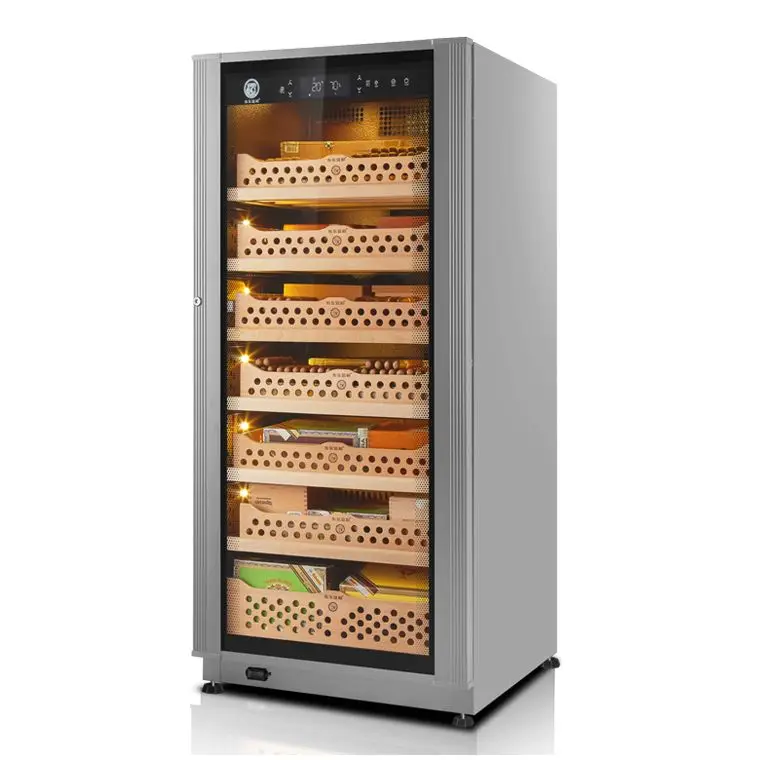 
Reliable factory direct supply display cabinet cigar humidor vraching wine case cigar 