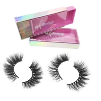 

Creat your own brand 100% Siberian Fluffy Real Mink Fur Strip False Eyelash 3D Mink Lashes