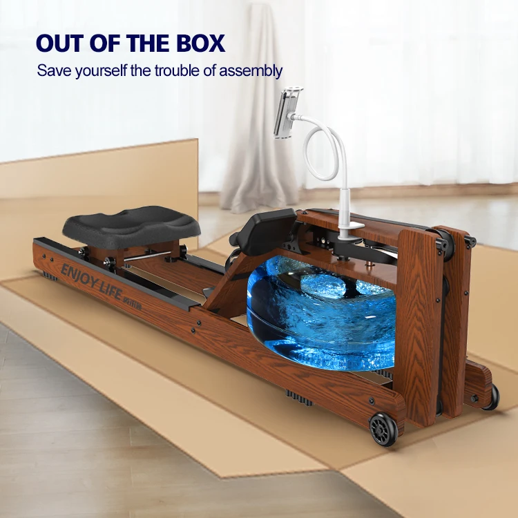 
Enjoy Life seated row machine dynamic rowing machine indoor water rower 