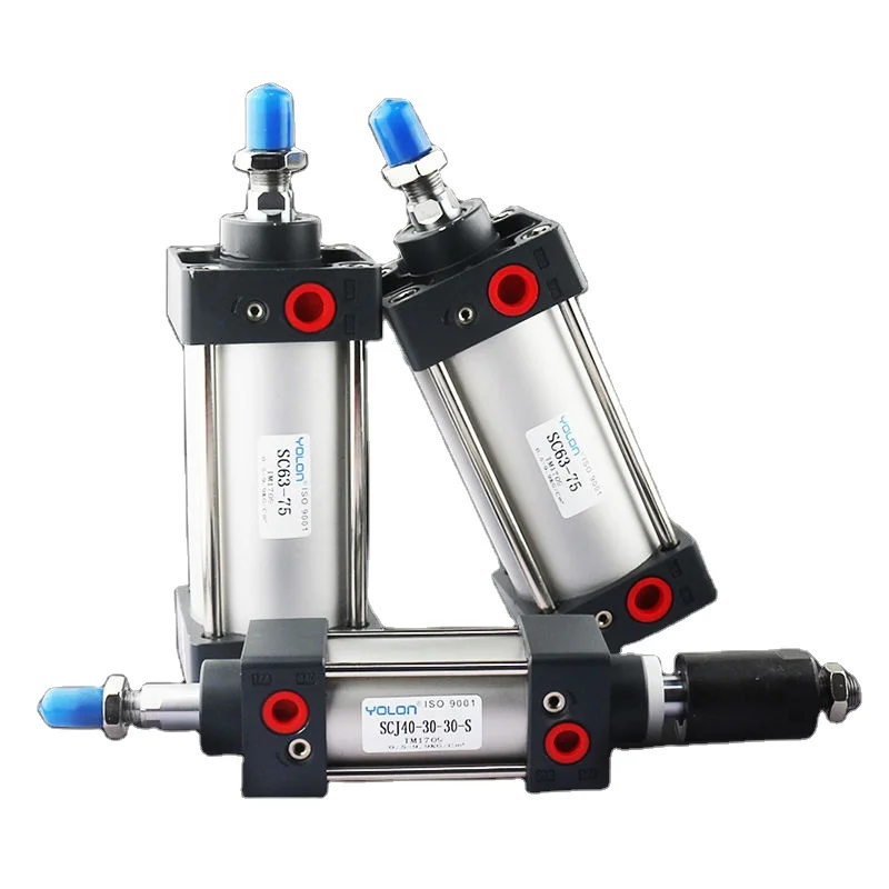 

Yolon SC SU Pneumatic cylinder SC 63*200 Stoke 8 Inch Piston Rod Dual Action Air Cylinder