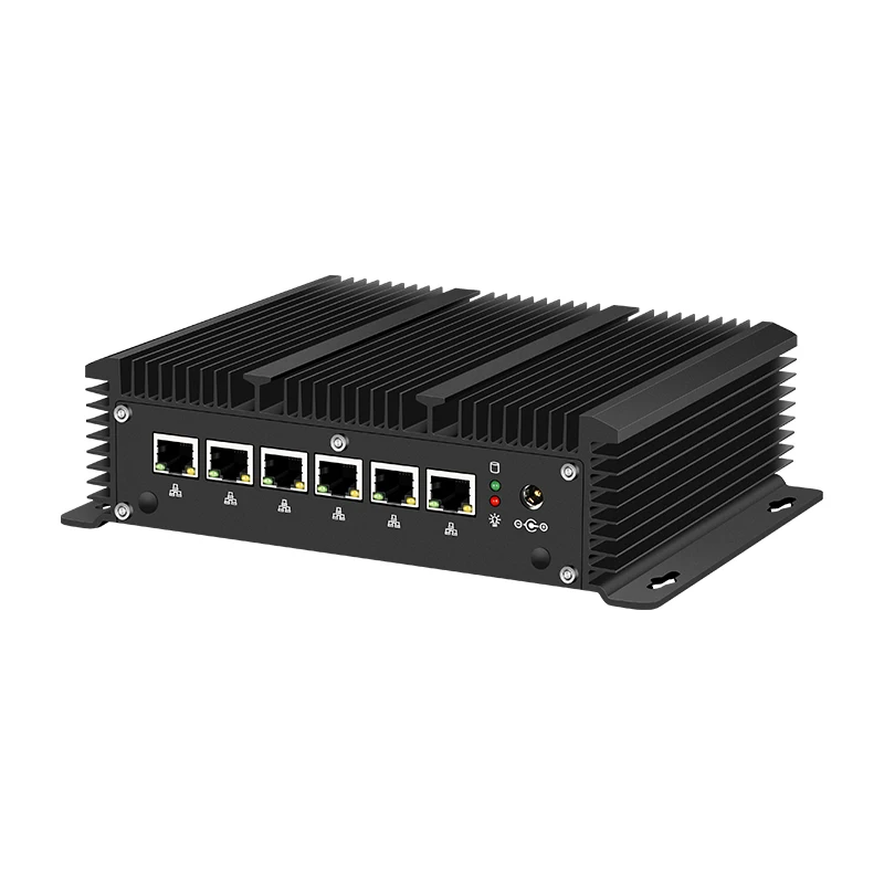 

Intel Core I7 10810U DDR4 MSATA SSD 6 Ethernet Port Fanless Network Server Computer Ubuntu mini pc Firewall Router