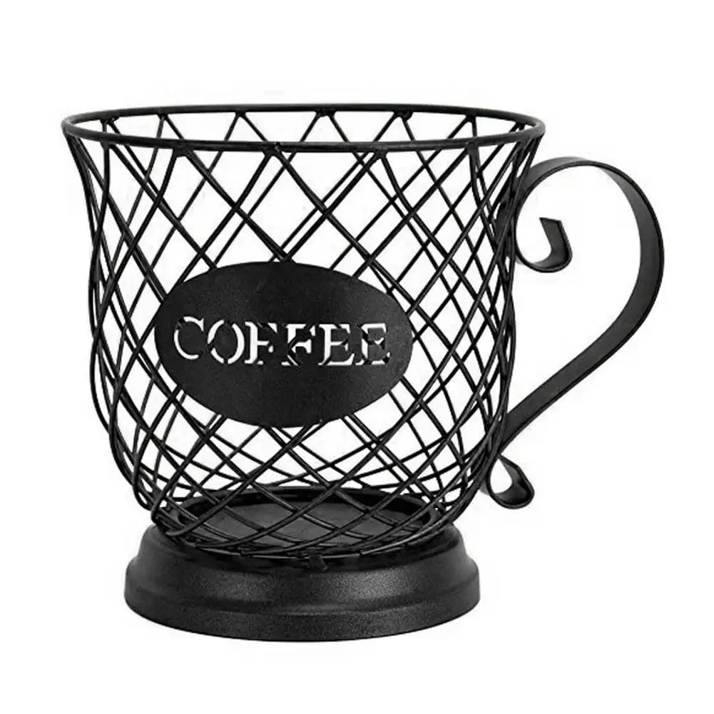 

Coffee Pod Holder Heavy-duty Steel Storage Basket Mug