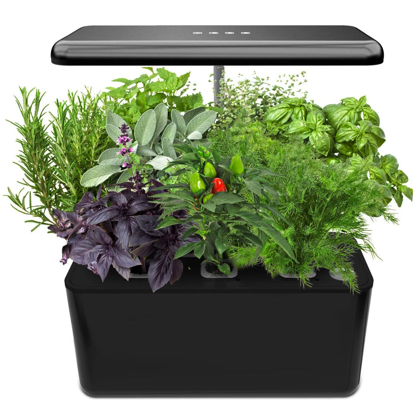 

SHENPU 7 Plants Smart Decorative Indoor Portable Modulary Herb Garden Starter Kit Aero Smart Home Garden