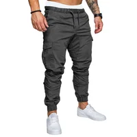 

Man wholesale sweatpants gym jogger cargo custom baggy joggers custom design logo jogging trousers blank plain work workwear
