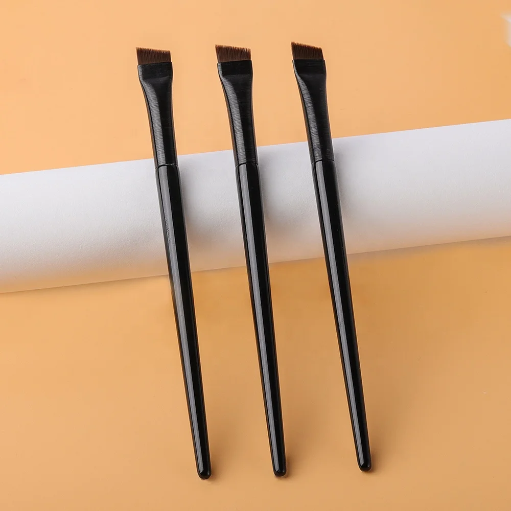 

OVW 1PCS High quality Eyebrow Brush Professional Makeup Brush Cosmetic Tool Synthetic Hair Angle Shape Eyebrow Brush