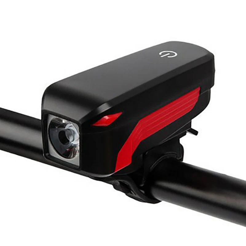 

Factory price Bicycle headlight USB charging high-brightness bicycle lights and horns Cycling Equipment