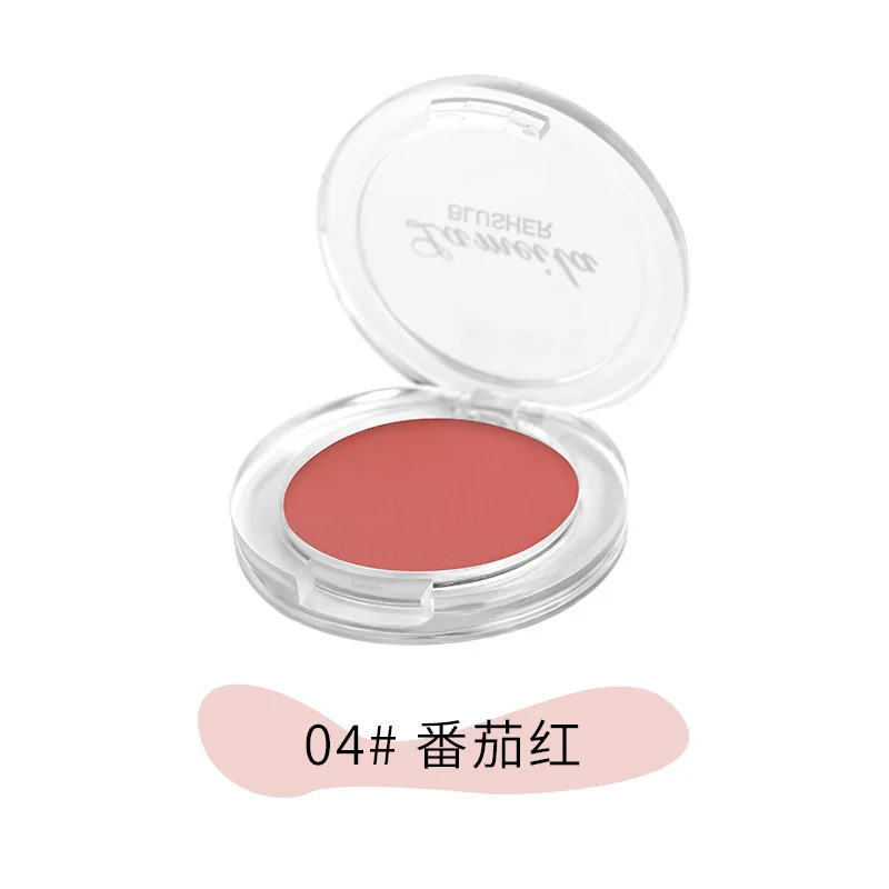

Milk Tea Blush Peach Pallete 6 Colors Face Mineral Pigment Cheek Blusher Powder Makeup Professional Contour Shadow Pink Blusher