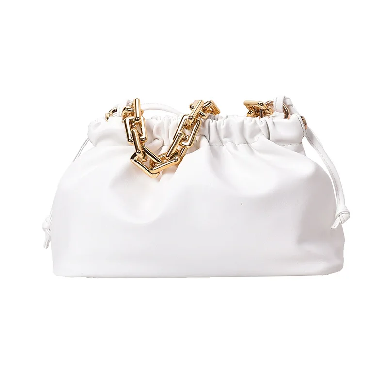 

2020 New Crossbody Bag For Women Dumpling Shoulder Purse Cloud Handbag Leather Wallet With Detachable Strap, Accpet customized color