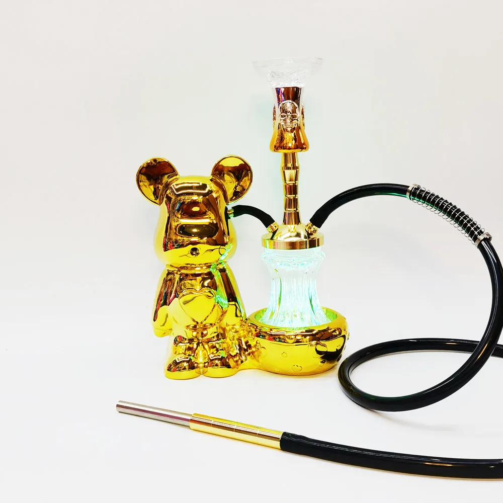 

Bear Shape Resin Hookah With LED