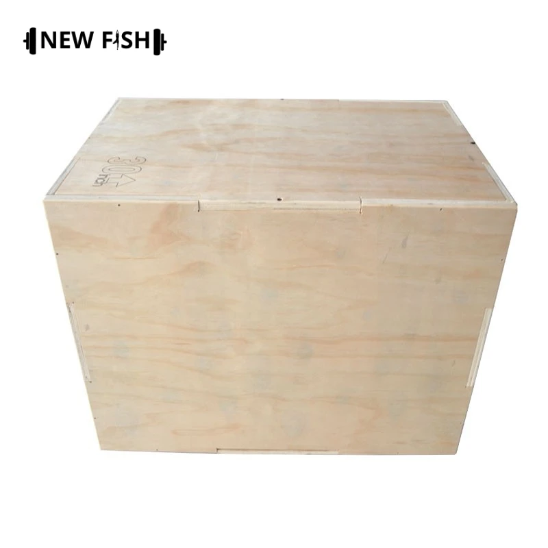 

Fitness Equipment Home Gym Exercise Workout Custom Logo Wooden Plyo Jumping Box