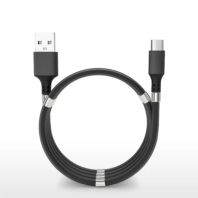 

New Magnetic Charging Cable USB-Lighting New Winding Technology Very Organized 3A Fast Charging Data Cable