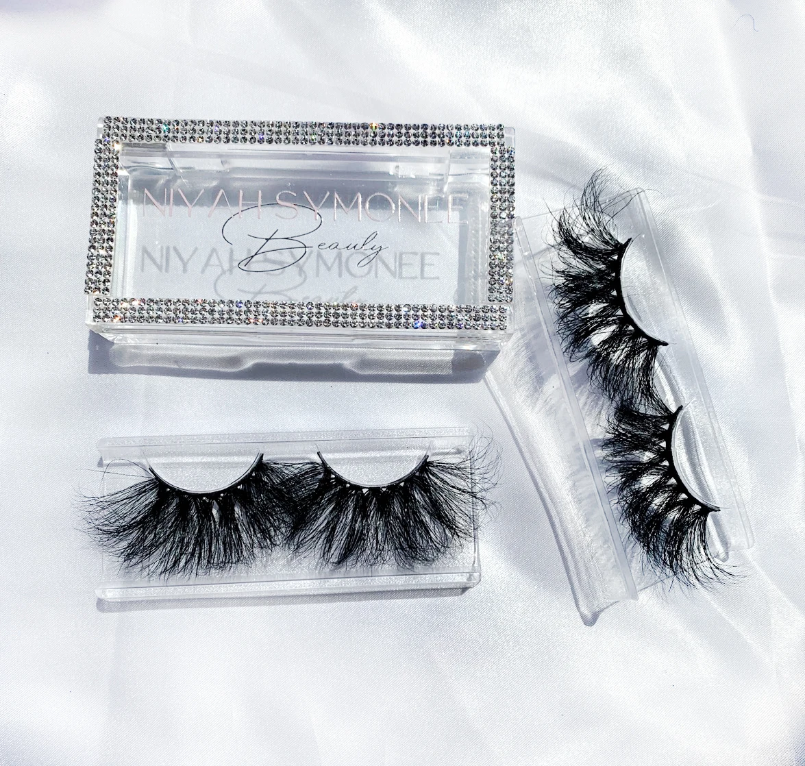 

handmade 30mm lashes 3D mink thick eyelashes private label wholesale 39mm lash vendor