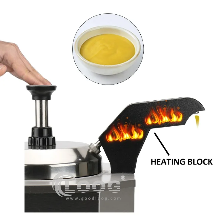 Restaurant Chocolate Sauce Melters Making Machine Bain Marie Price Hot Fudge Pump Nacho Cheese