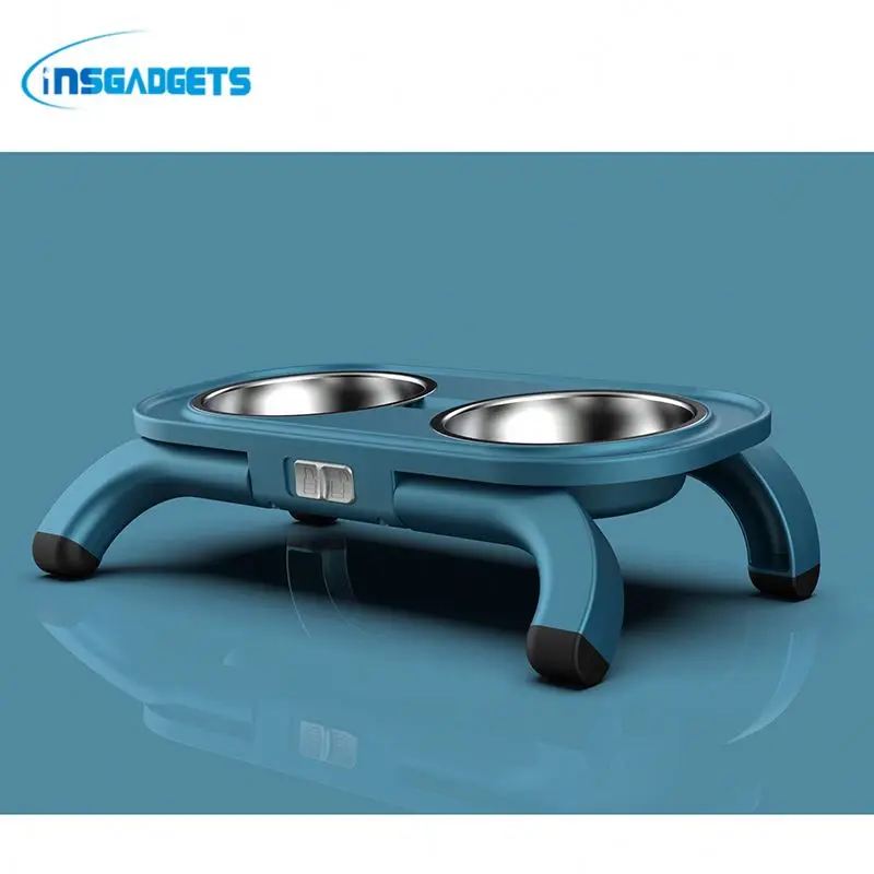 

double pet food bowl AAve pet dog cat food water bowls