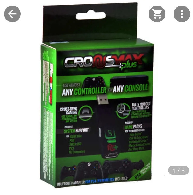 

Original Original Cronusmax PLUS V3 Handle Adapter Converter Mouse / Keyboard For PS4 PRO SLIM / XBOX ONE / XBOX360