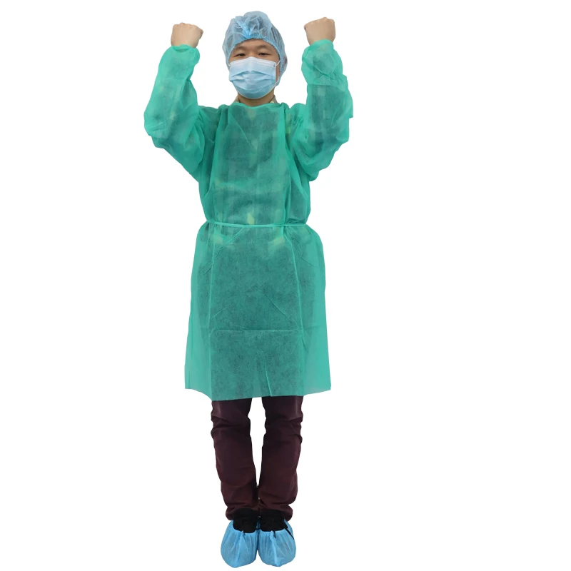 Cheap Non-Woven Green Aami Level 1 Isolation Gown Medium Xiantao Tnt Surgical Medical Disposable Isolation Gown - KingCare | KingCare.net