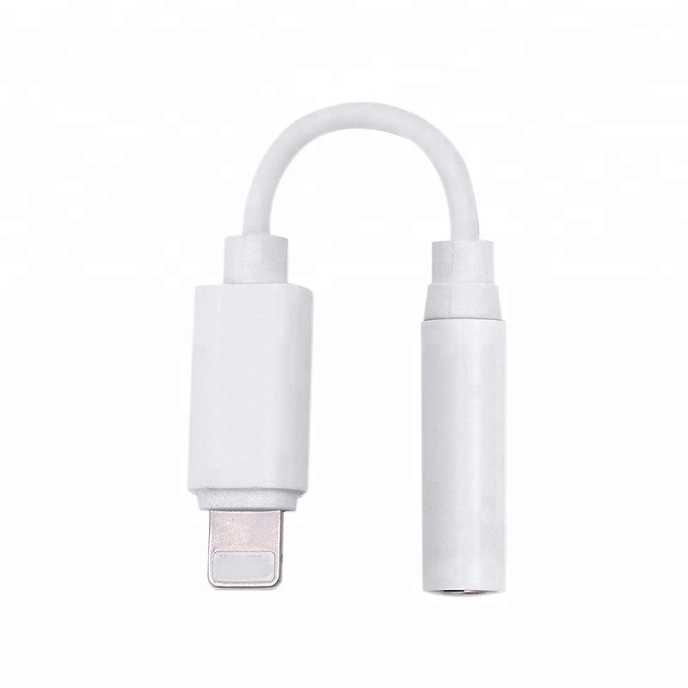 

Shenzhen Factory Manufacture 3.5mm AUX Audio Jack Adapter Cable for iPhone Headphone Adapter, White,black,customize