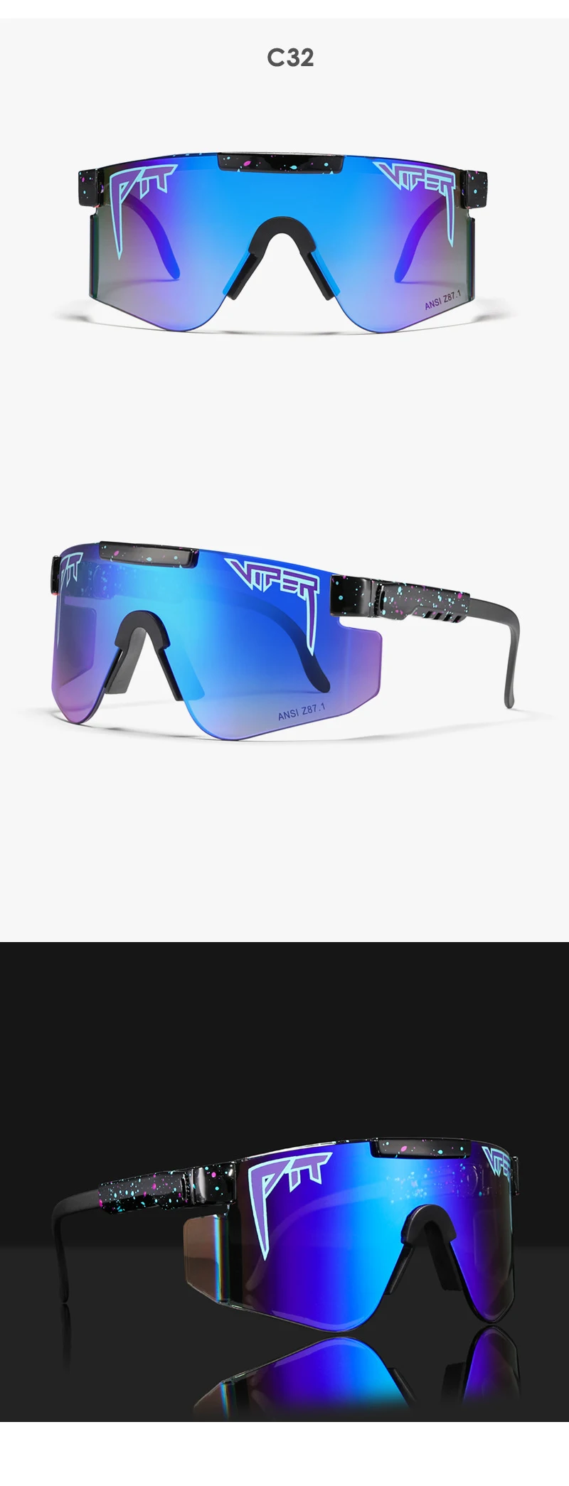 2022 New Pit Viper Sport Windproof Cycling Glasses Ansi Z87.1 Lens Tr90  Frame Double Wides Stylish Brand Ce Sunglasses Pv02 - Buy Pit Viper  Sunglass,Double Wides Sunglasses,Windproof Sunglasses Product on Alibaba.com